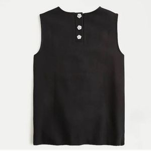 J Crew Button Jewel Top